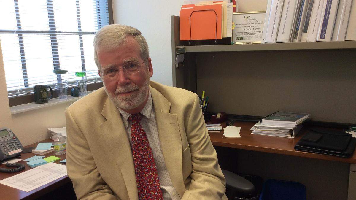 Jim Curran, University of South Florida Sarasota-Manatee's College of Business dean, wants the school to do more with the community.MEGHIN DELANEY / Bradenton Herald
