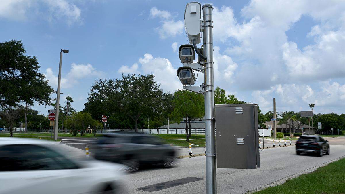Manatee County officials voted to end a program originally touted as making school zones safer six months after being implemented like these near Bayshore Elementary School.