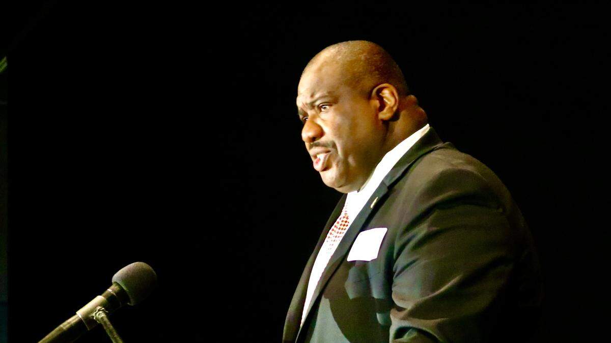 Omar Edwards received the Leadership Spirit Award March 30, 2022, during the Spirit of Manatee awards program presented by the Manatee Community Foundation at the Bradenton Area Convention Center in Palmetto.