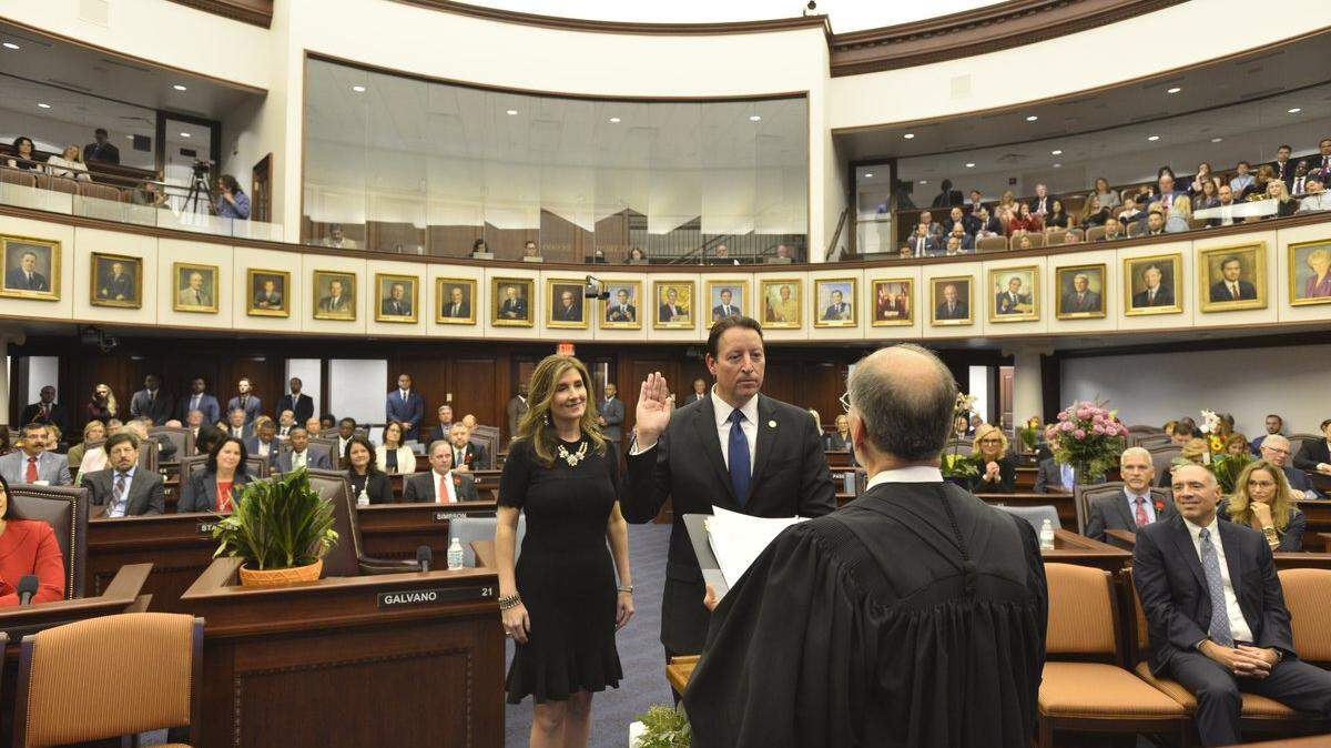State Sen. Bill Galvano, R-Bradenton, on Tuesday was elected president of the Florida Senate for 2018-2020.