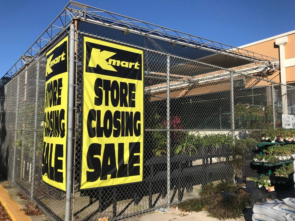 Sears Holdings has announced that it will be closing the Ellenton Kmart by March. A going-out-of-business sale is underway at the store.