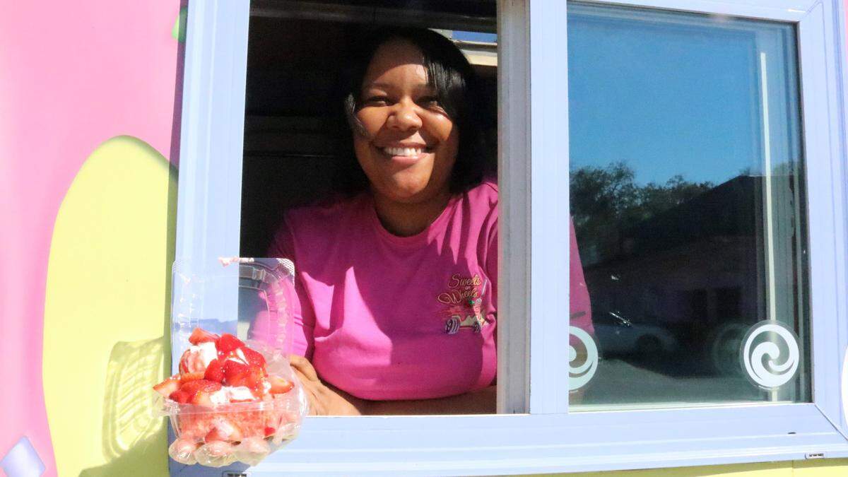 Marisa King and her Sweets on Wheels dessert trailer has become a neighborhood favorite five days a week at 925 15th St. E., Bradenton.