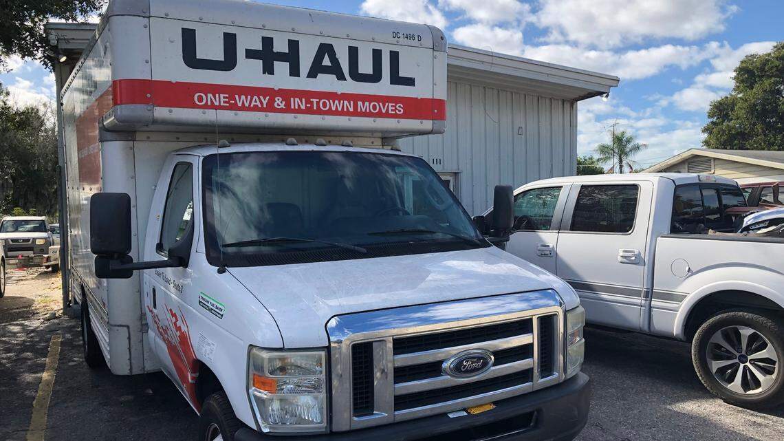 An image of a U-Haul truck.