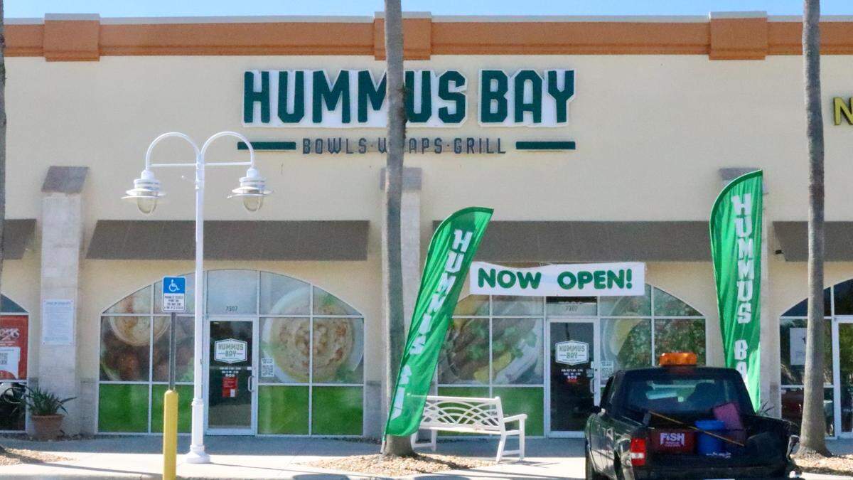 Hummus Bay, 7307 52nd Place E., shown March 17, 2022, officially opened this month in Creekwood Crossing shopping center, serving Middle Eastern and Mediterranean flavors in bowls, wraps and grilled food items.