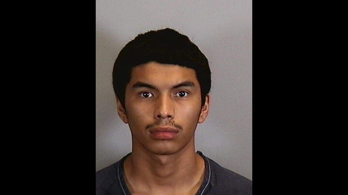 Jesus Lumbreras, 18, was charged with two counts of burglary into an unoccupied conveyance and one count of loitering.