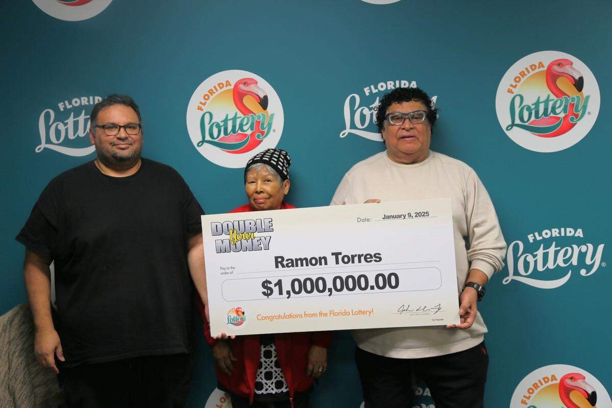 Bradenton resident Ramon Torres recently won a top prize worth $1 million on a Florida Lottery scratch-off game, the agency said.