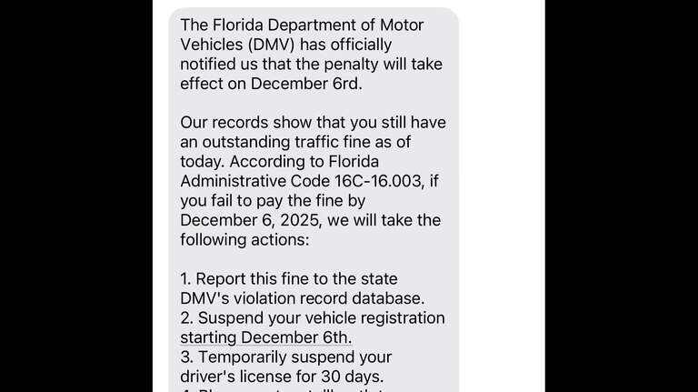 Is that DMV text legit? Manatee County officials warn of fraud message scam