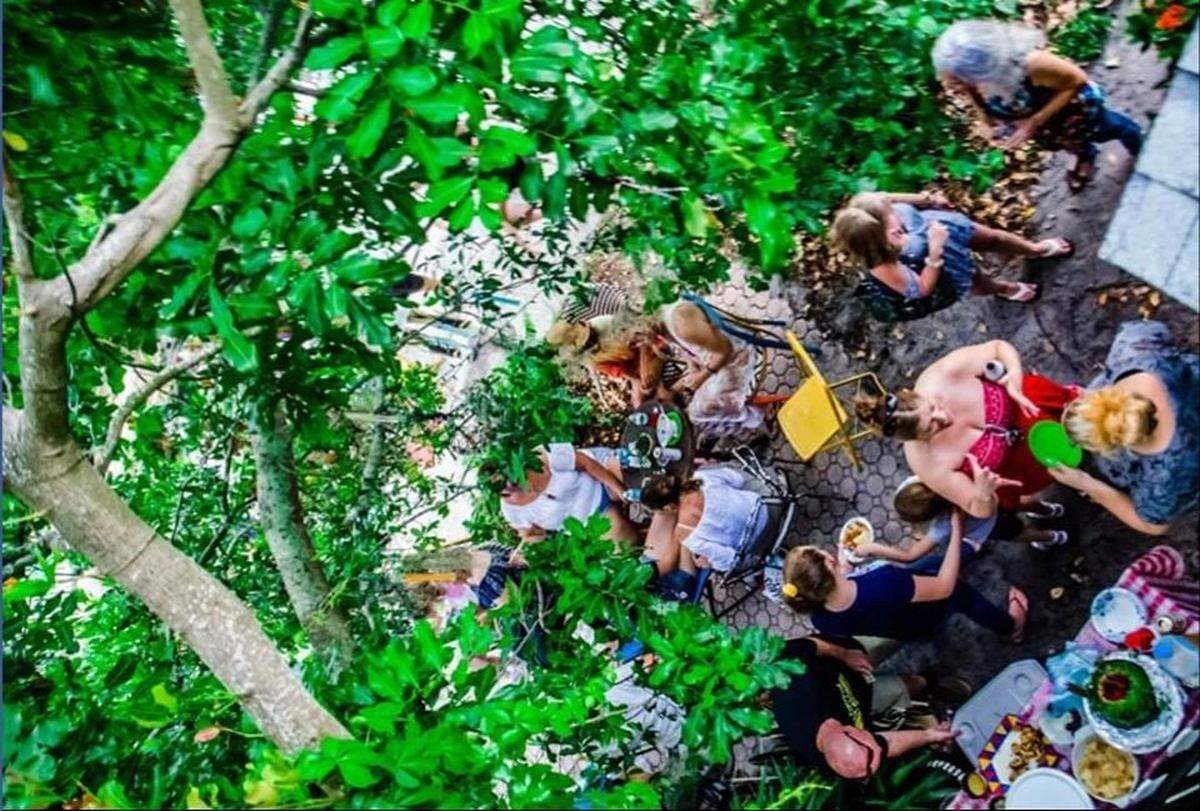 The Far Side Collective, a group of galleries in Village of the Arts, will host a summer solstice party this Friday outside of The Dude and Mary’s Art of Life and Music.