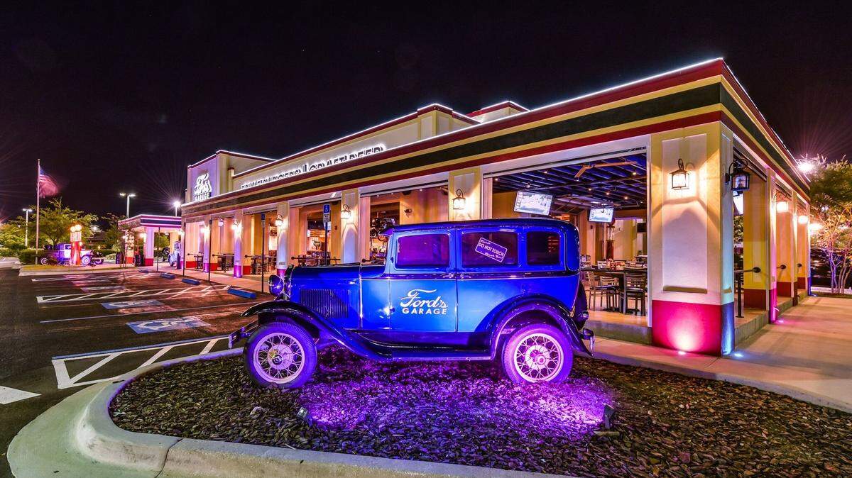 Ford’s Garage recently opened a 300-seat restaurant at University Town Center. The company’s owners also have plans to revive a famous Tiki bar and restaurant brand.