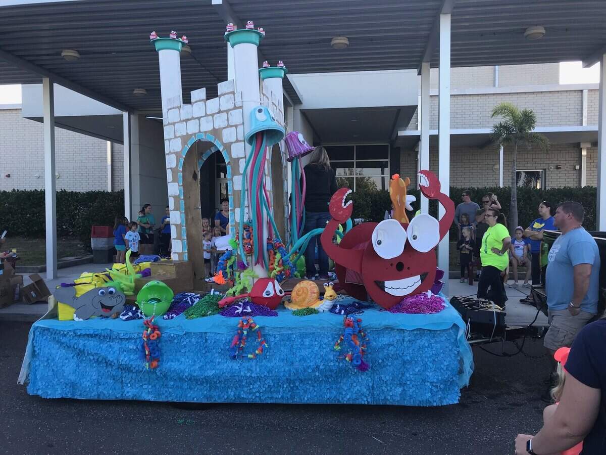 Palma Sola Elementary students went all out on this year's theme, "Under the Sea." The school received prizes for most imaginative float and best use of theme at the DeSoto Children's Parade.