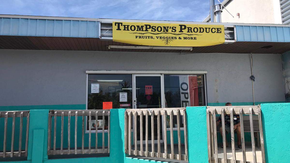 Tim Thompson has opened a one-of-a-kind, one-of-each produce business in a shopping center at 11904 Cortez Road W. Thompson’s Produce of Cortez is located between Tyler’s Ice Cream and The Beach Shop.