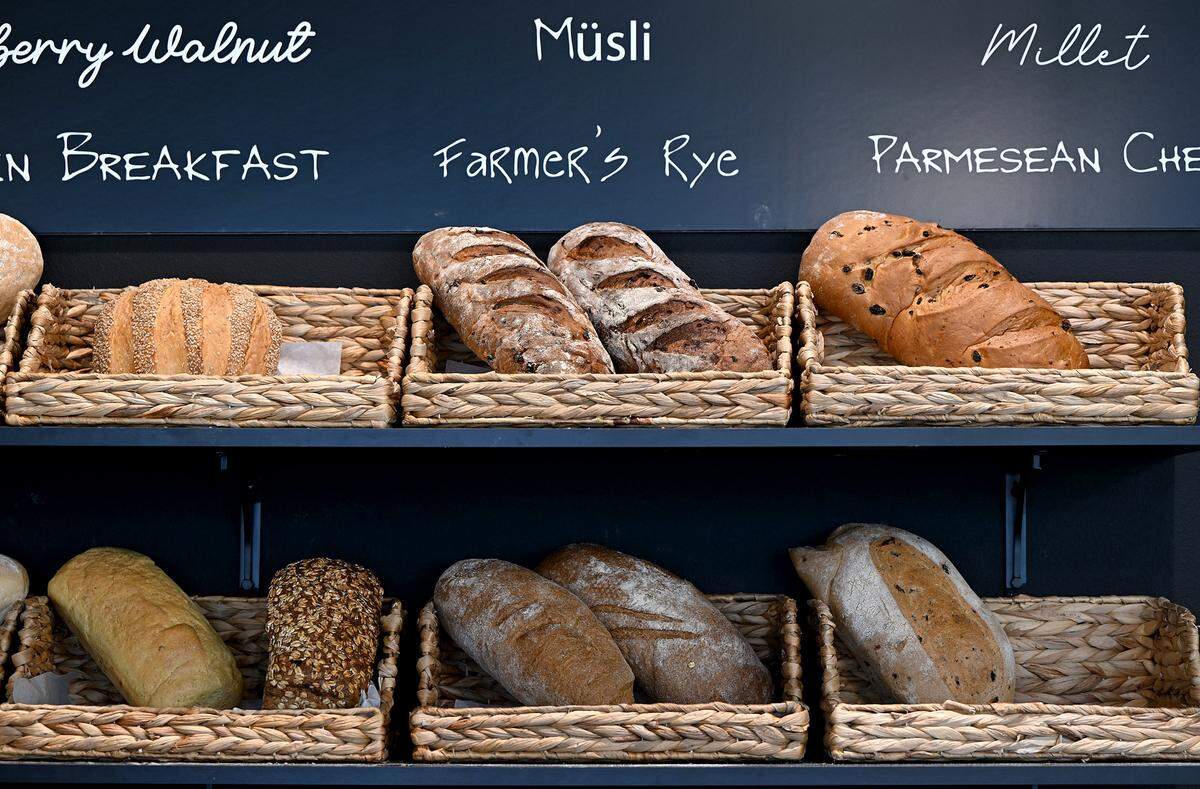 Freshly-baked breads at Mama G’s UTC, 8211 Tourist Center Drive on Jan. 6, 2026. The locally owned bakery opened its fifth location in December.