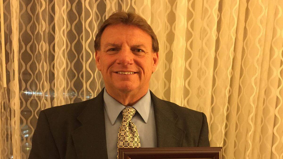 Jim Bruce, Manatee High School's Director of Bands for the last 28 years, was recently awarded the Oliver Hobbs Award by his peers. The award has been described as a Lifetime Achievement Award in the field of student music education in Florida. 
 PROVIDED PHOTO