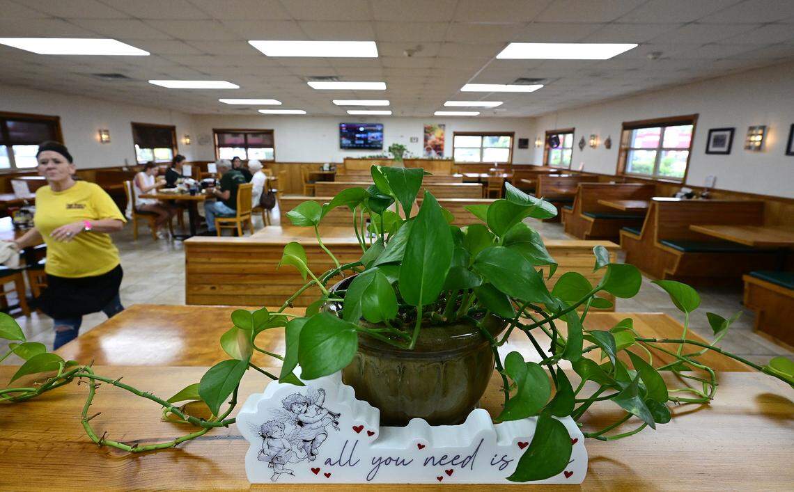The dining area at Papa Wally’s Cafe on Feb. 13, 2026.