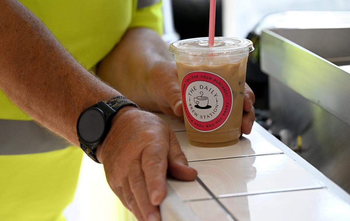 The Daily Brew Station at 551 17th Street West in Palmetto shown on April 23, 2026. 