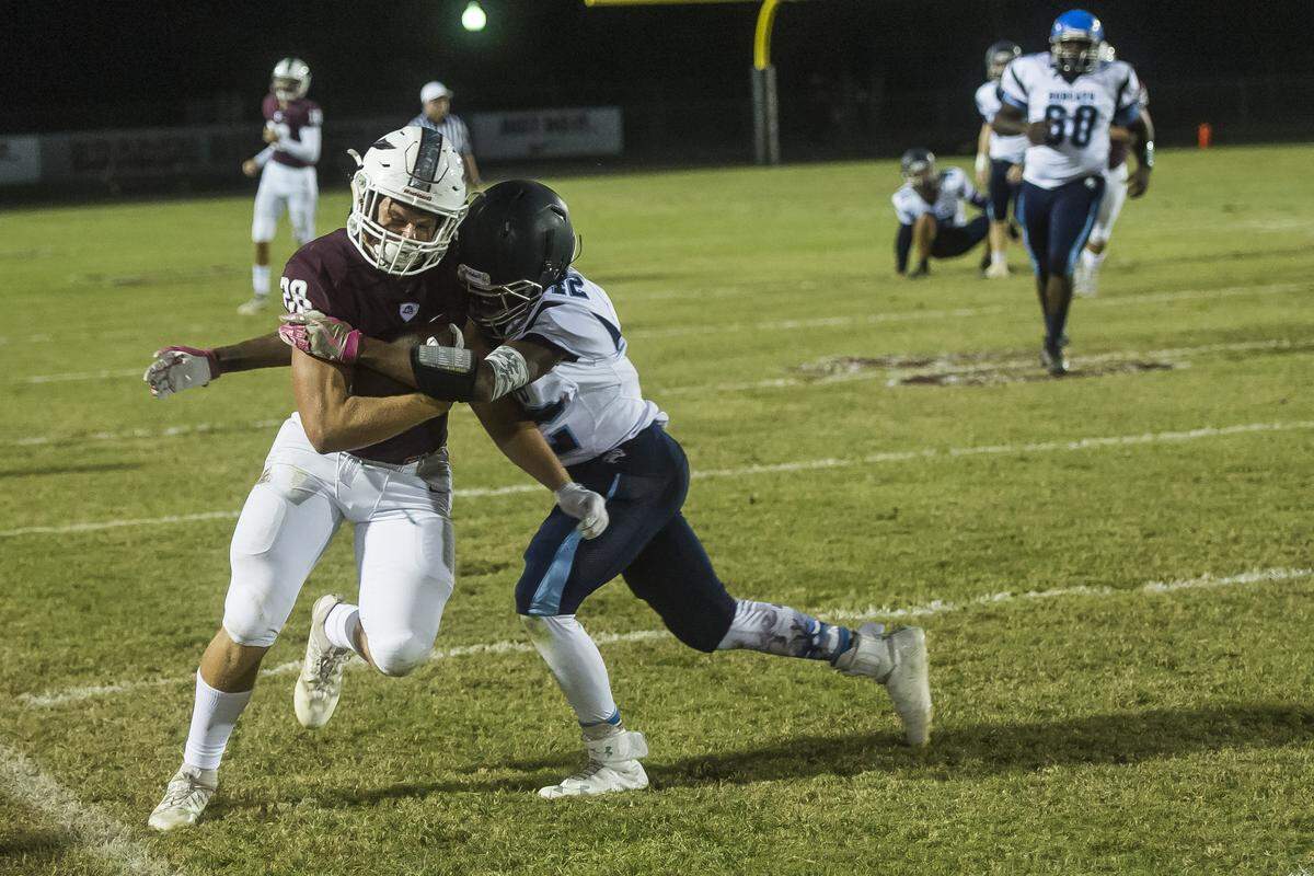 Braden River tight end Travis Tobey figures to be one of quarterback Bryan Gagg’s favorite targets this season.