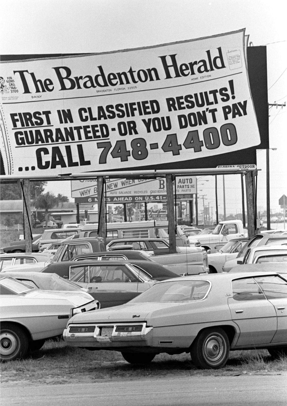 Bradenton Herald billboard