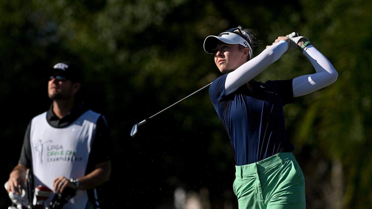 Nelly Korda during the first round of the LPGA at Bradenton Country Club on Thursday.