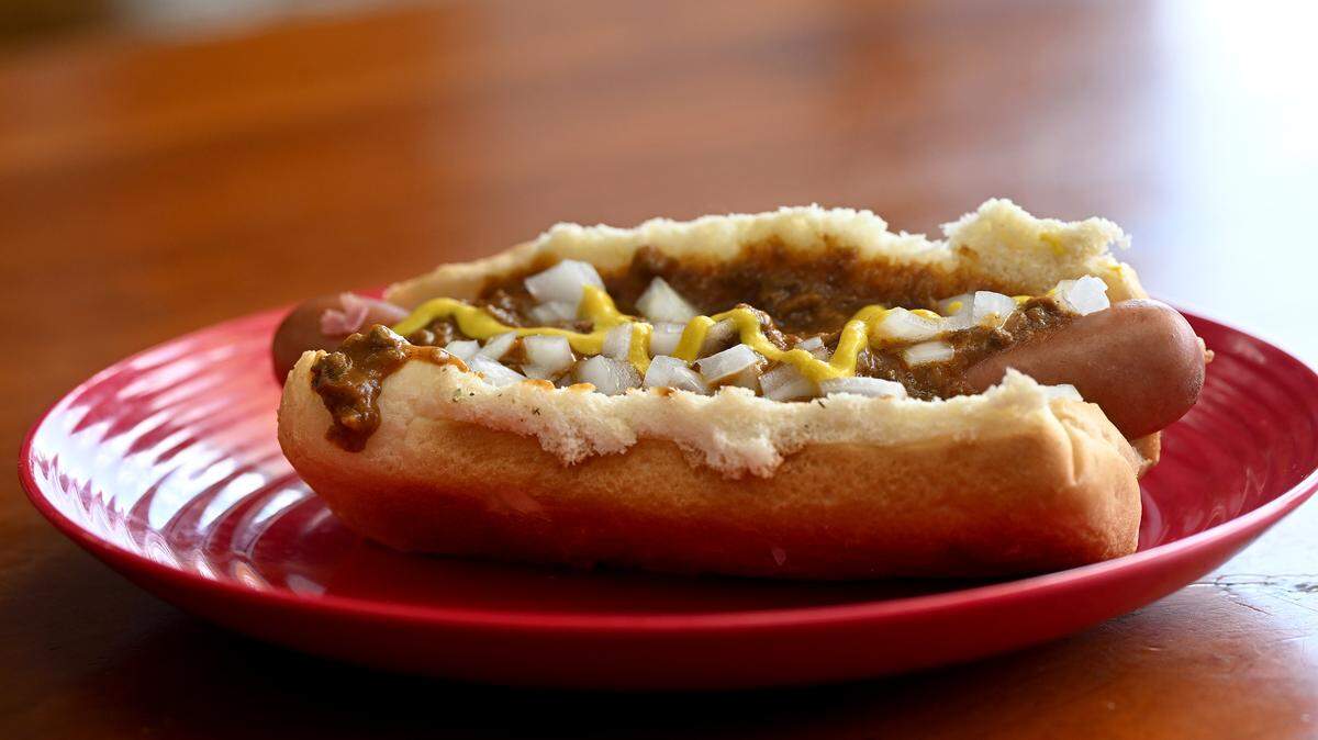 The Detroit dog at Kelsey’s Coney and Deli at 7824 Cortez Road West in Bradenton.