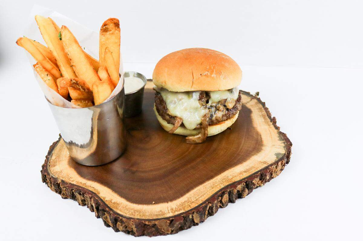 McGrath’s Irish Ale House opened in November at 8110 Lakewood Ranch Main Street. Shown above is the Waterford burger.