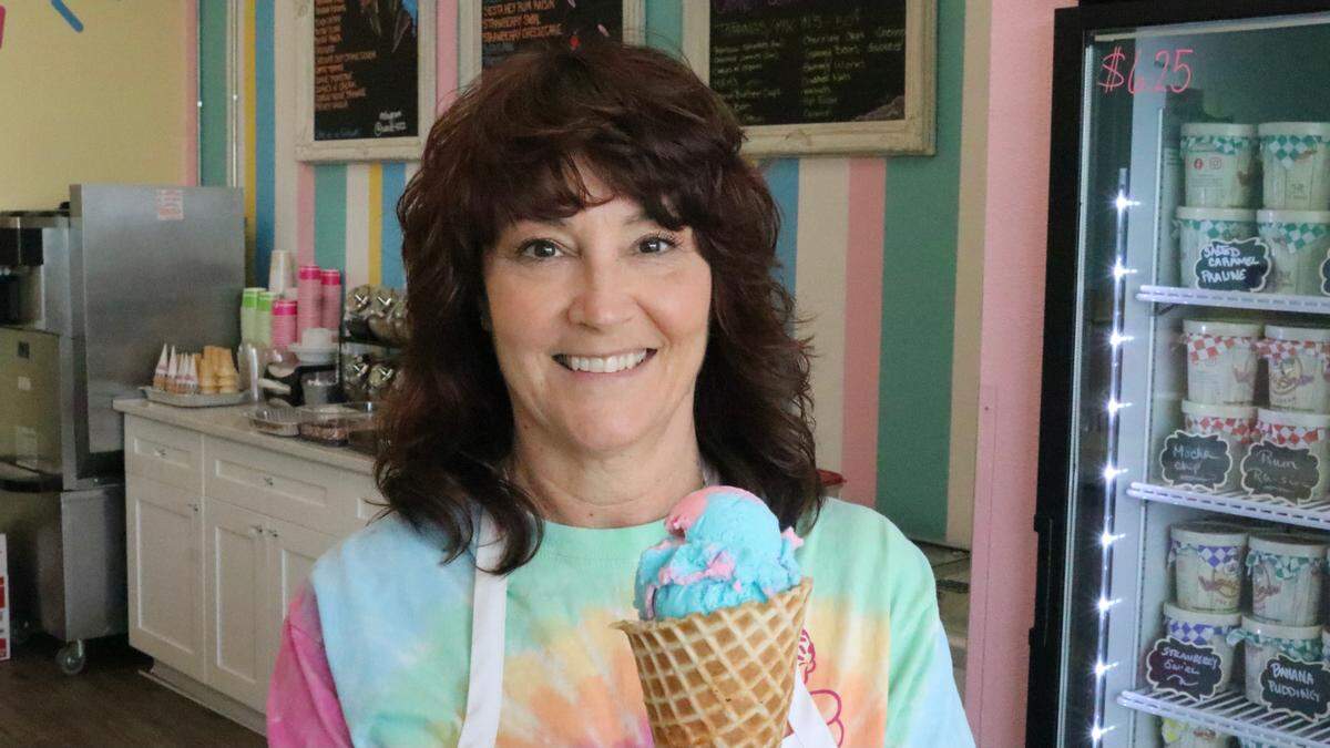 3/19/2021--Michelle Noel opened Awesome Wicked Ice Cream Emporium at 4122 Lakewood Ranch Blvd., in January.