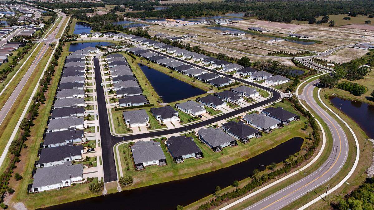 Canoe Creek off Golf Course Road shown in this photo on April 16, 2025.