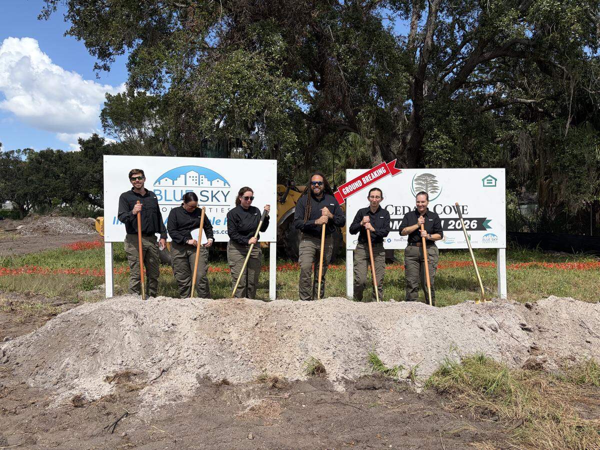 Cedar Cove is an affordable housing complex being built at 600 Orlando Avenue in Bradenton. The project will have 80 one-, two- and three-bedroom apartment homes for families emerging from homelessness.