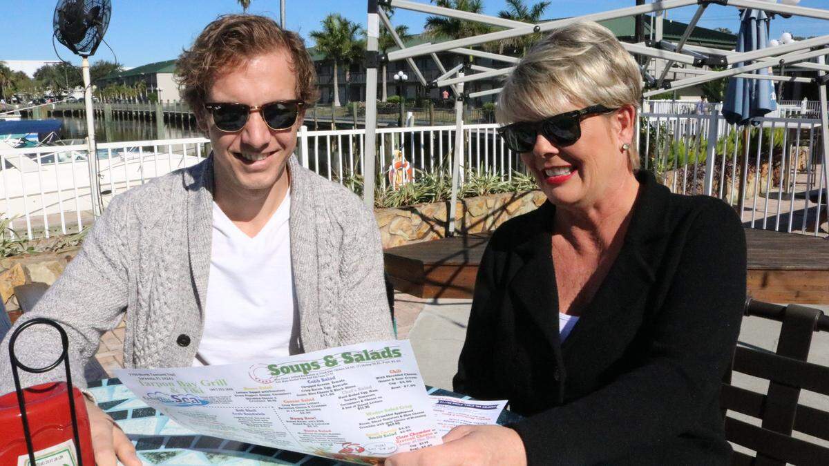 Terri Pulaski and her son, Doug, have taken over operation of the Tarpon Bay Grill & Tiki Bar, 7150 N. Tamiami Trail.
