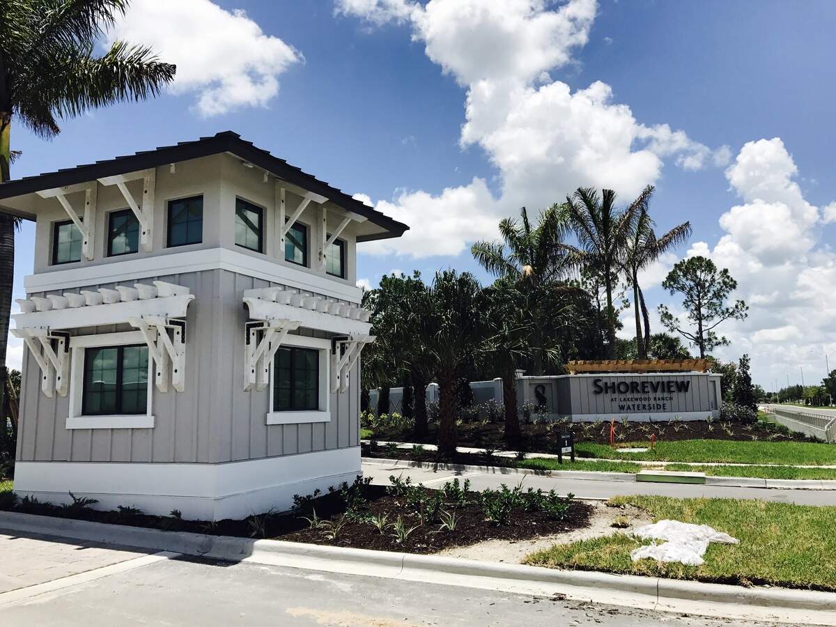 Shoreview is one of the first neighborhoods being developed in Lakewood Ranch’s Waterside village, which is eventually expected to have more than 5,000 homes.