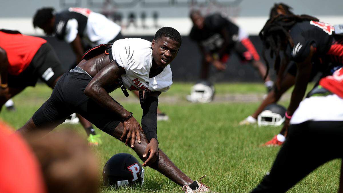 Varsity and Jr. Varsity took to Palmetto’s practice field August 17, 2022, with Coach Dave Marino in preparation for the season start of football.