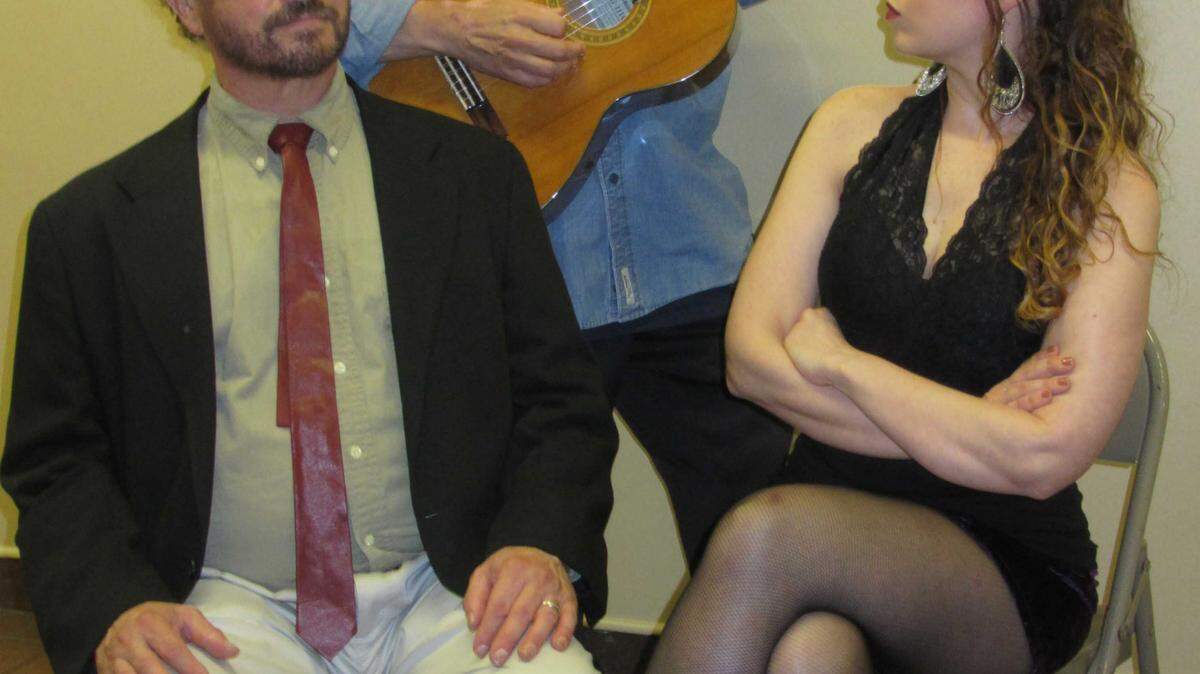 "Co-Dependents" features, from left, Joseph Giglia, Daniel Greene and Andrea Keddell. PROVIDED PHOTO