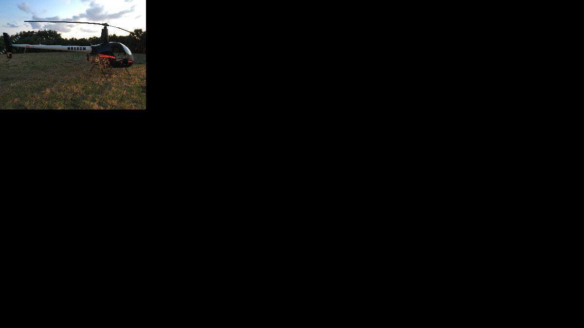 The Sarasota County Sheriff's Office received a report of a helicopter crash at 5:13 p.m. Tuesday. SCSO Air-1 found the aircraft about a mile west of Kenisco Road in south Venice, which is not easily accessible by vehicle.
PHOTO PROVIDED
