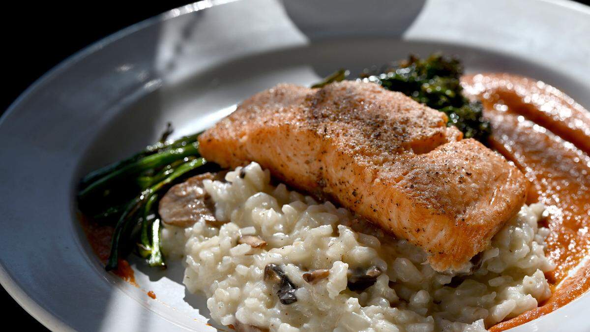 Salmon at Sofra Kitchen Bar & Bistro in downtown Bradenton.