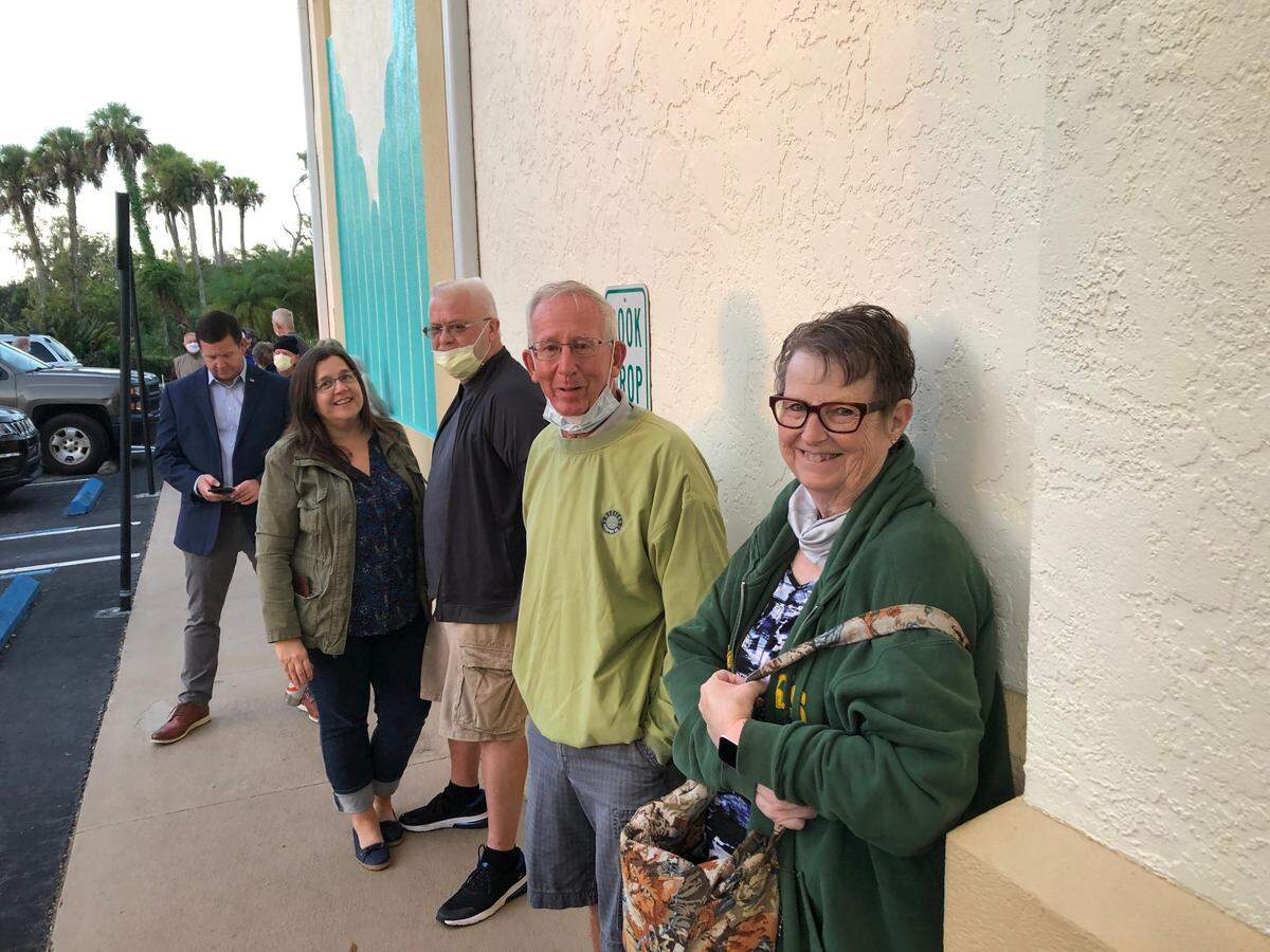 Manatee County voters headed to the polls Tuesday. Going into the General Election, 64 percent of registered voters had already cast their ballots. This was the scene at 7 a.m. at Precinct 123, Rocky Bluff Library, Ellenton.