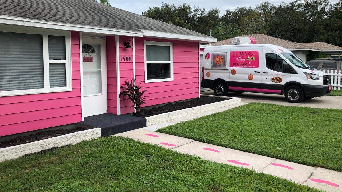 Cindy Unzicker is now baking cookies in Bradenton’s Village of the Arts and enjoys the creating energy of the neighborhood.