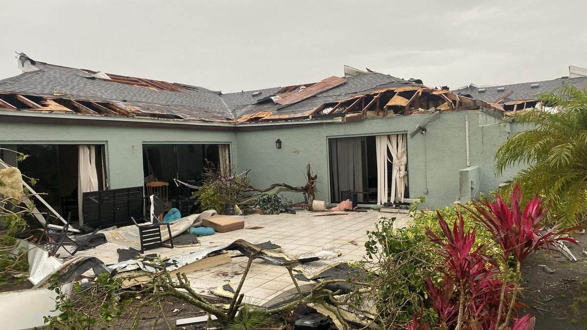 One person was injured when a tornado struck near El Conquistador Parkway in Bradenton on Saturday, according to Manatee County Public Safety and the National Weather Service.