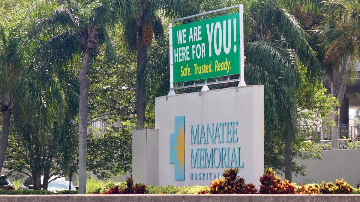 The COVID-19 pandemic has had a material impact on the financial status and operations of Manatee Memorial Hospital, shown above, and Lakewood Ranch Medical Center.