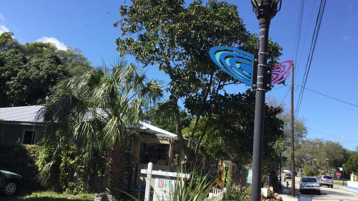 Bradenton is releasing an invitation to bid to install 53 new historic-style light poles in the Village of the Arts after retrofitting 125 existing lights with LED lighting. Security within the village is paramount to the continued efforts to attract new businesses and visitors to the city's unique arts district. MARK YOUNG/Bradenton Herald