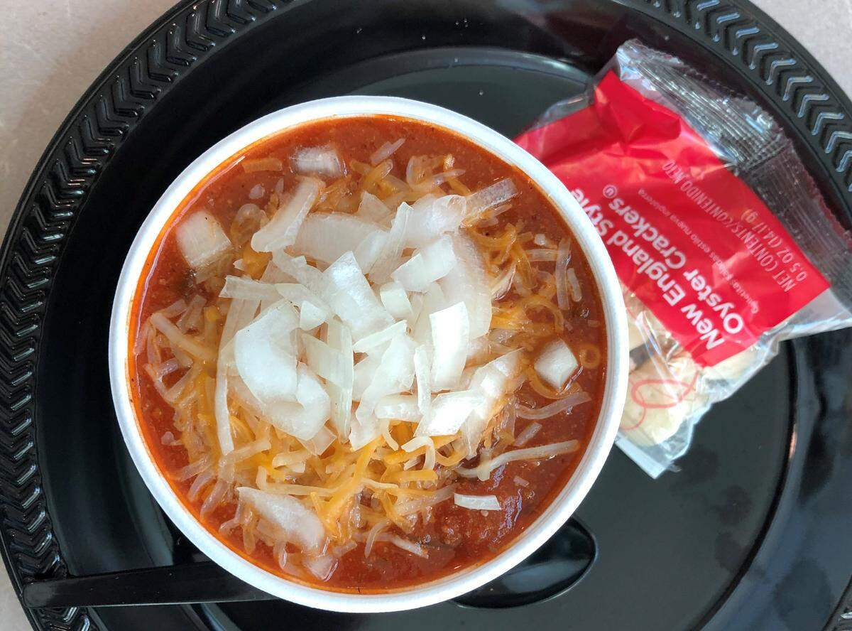 Chili is one of the daily offerings at Bandit’s Cafe. The restaurant is located on the ground floor of the Manatee County Judicial Center, 1051 Manatee Ave. W.