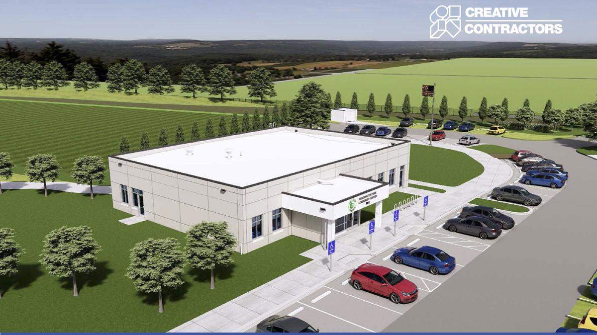 A rendering shows the design of the planned Lawrence C. and Clifford B. Livingston Community Center coming to 3011 Eighth Ave. E., Palmetto.