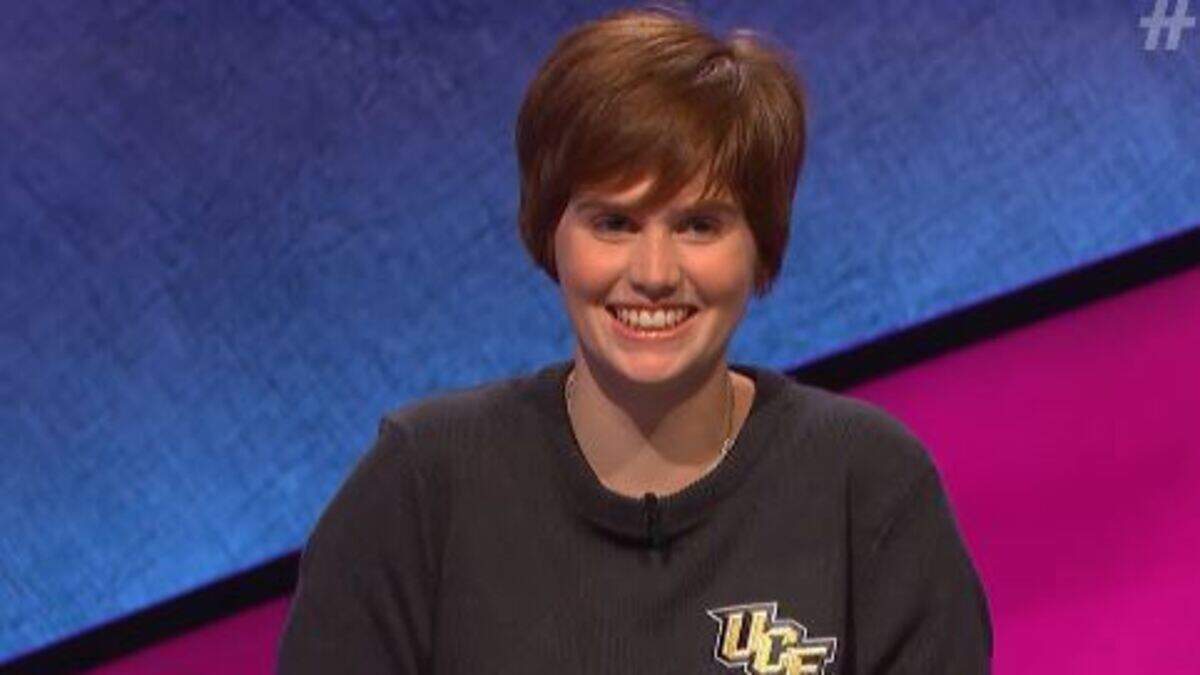 Lakewood Ranch native Hannah Sage, 19, came in second place in the first night of the final round of Jeopardy's! college championship tournament.