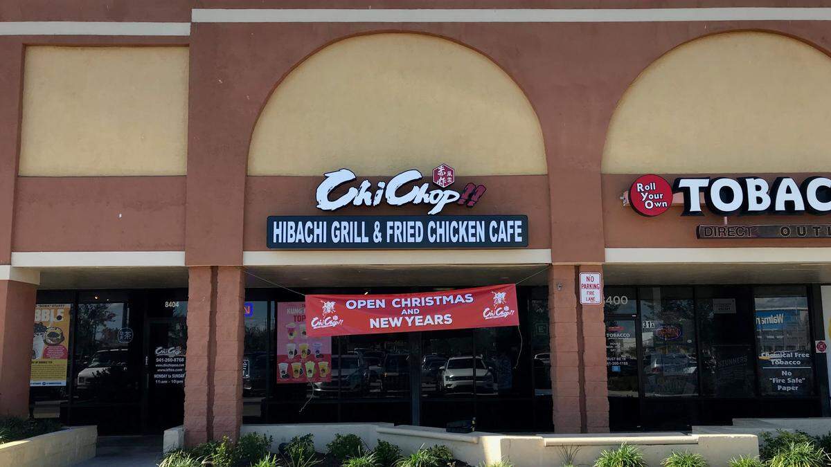 ChiChop!! Hibachi Grill and Fried Chicken Cafe, and Kung Fu Tea are located at 8404 Lockwood Ridge Road in southern Manatee County.