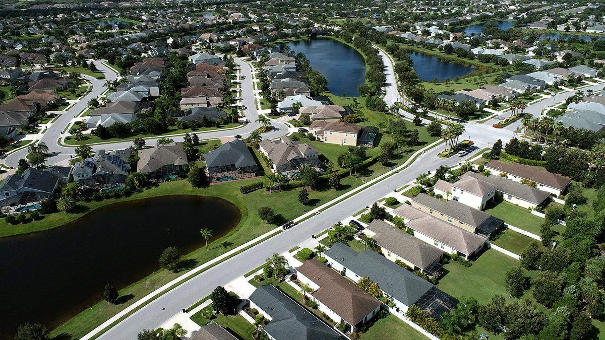 The median price of existing single-family houses took a quantum leap in the Bradenton area in March, hitting $525,000, a 33% increase from the same month a year ago. Shown above in a photo taken 07/13/21 is Lakewood Ranch.