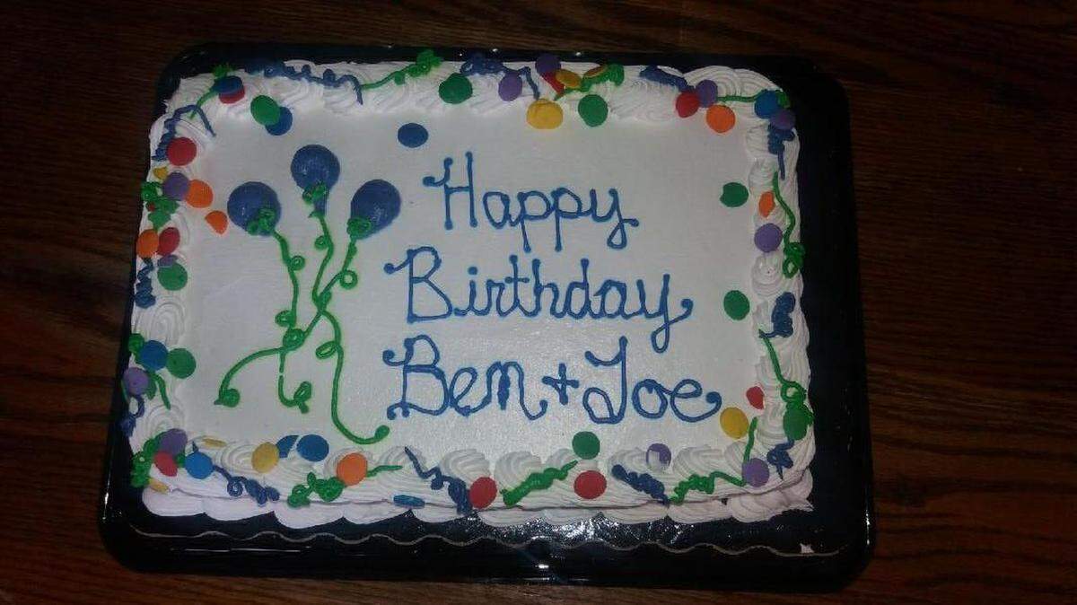 Ben and Joe celebrated their birthday in July.