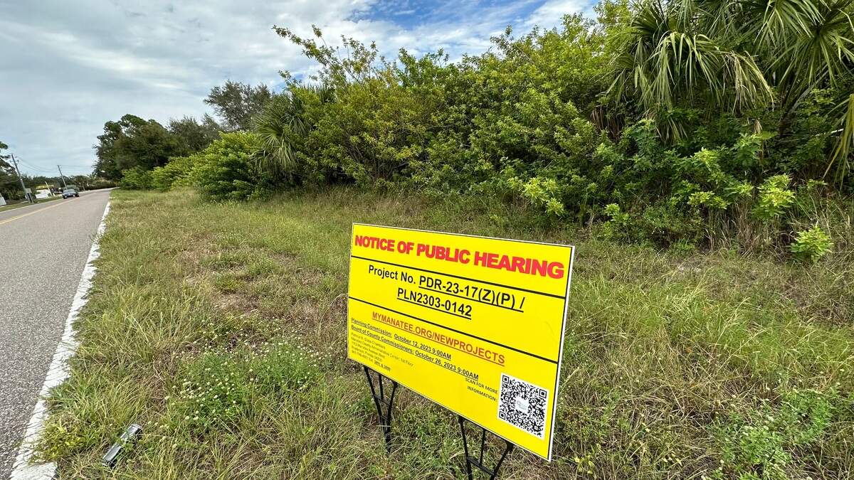 The Mitchell at Palmetto, an 183-unit apartment complex with at least 25% of the units classified as affordable, is planned for 9025 U.S. 41 N., Palmetto. The apartments would be built on a 9.16 acre parcel, shown above.