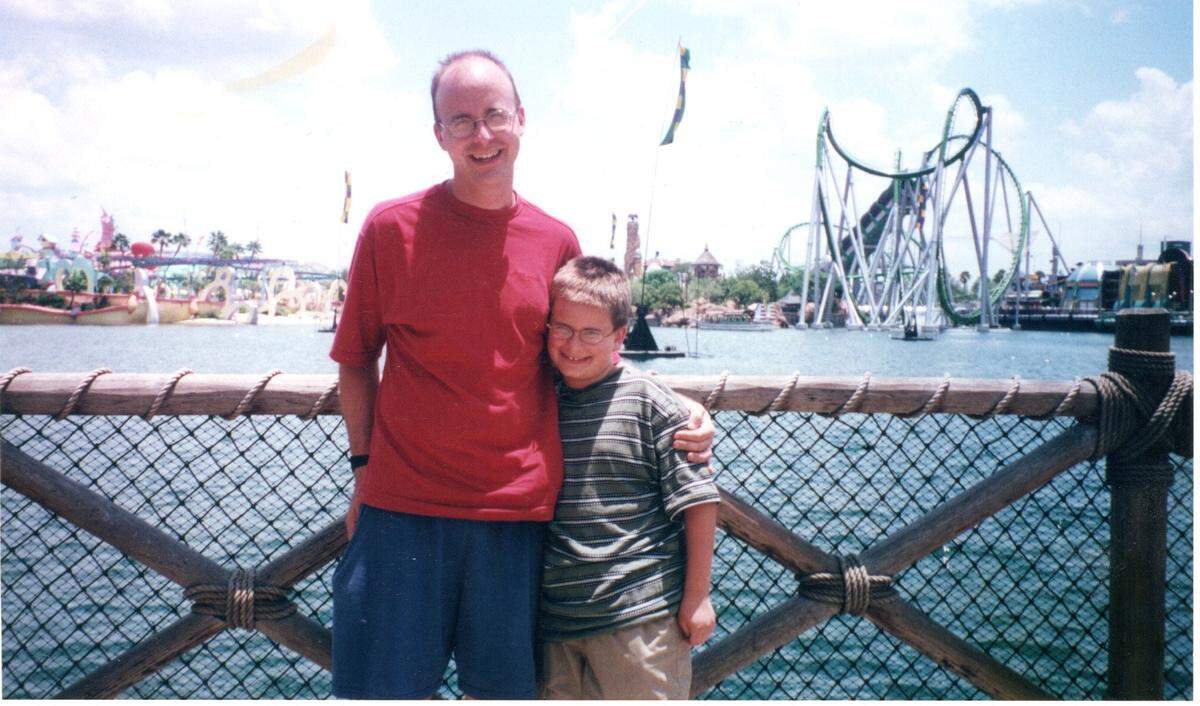 Nick Van Glahn is shown as a child with his uncle Chris Van Glahn.