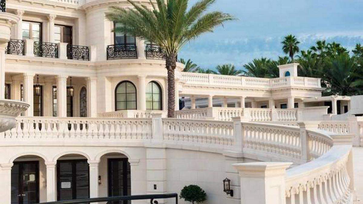 The exterior of the Hillsboro Beach mansion listed for $159 million. 
 MIAMI HERALD