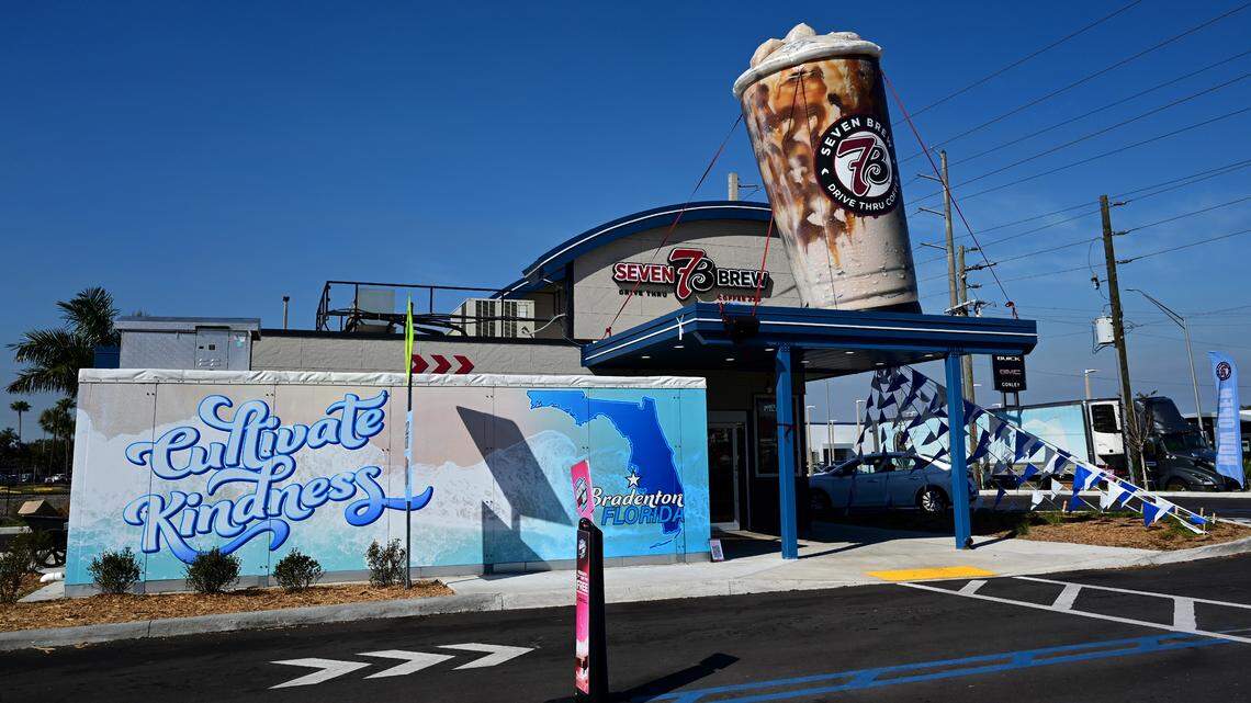 7 Brew Coffee at 685 Cortez Road West in Bradenton on Feb. 3, 2026.