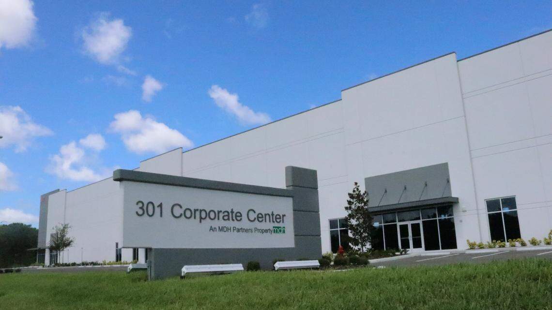 Crate and Barrel, a national retailer selling contemporary and modern furniture, housewares and decor, recently leased 30,000-square-feet of warehouse space in the new 301 Corporate Center at 5807 24th St. E., south of Bradenton, shown July 12, 2022.