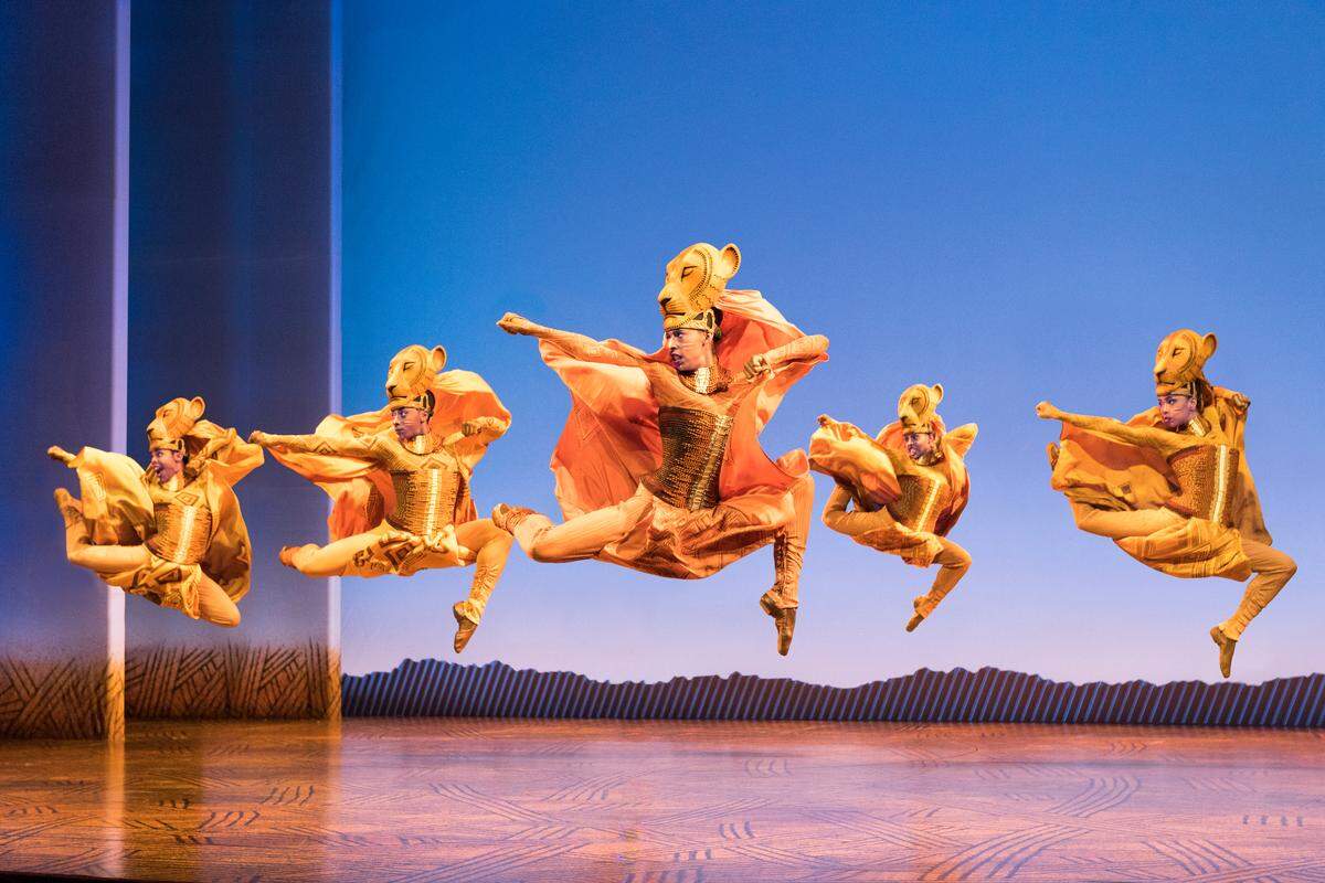 Disney’s “The Lion King” North American Tour arrives in Sarasota this week. Kayla Rose Aimable, second from the left, is a Florida native and member of the musical’s ensemble.